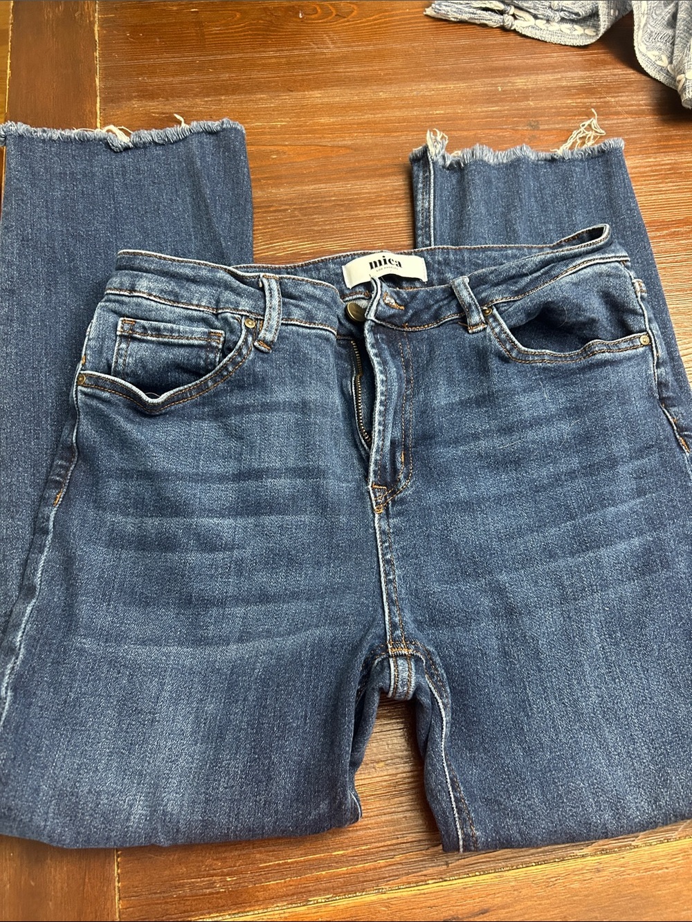 Women’s MicaMid-Blue Straight Leg Jeans